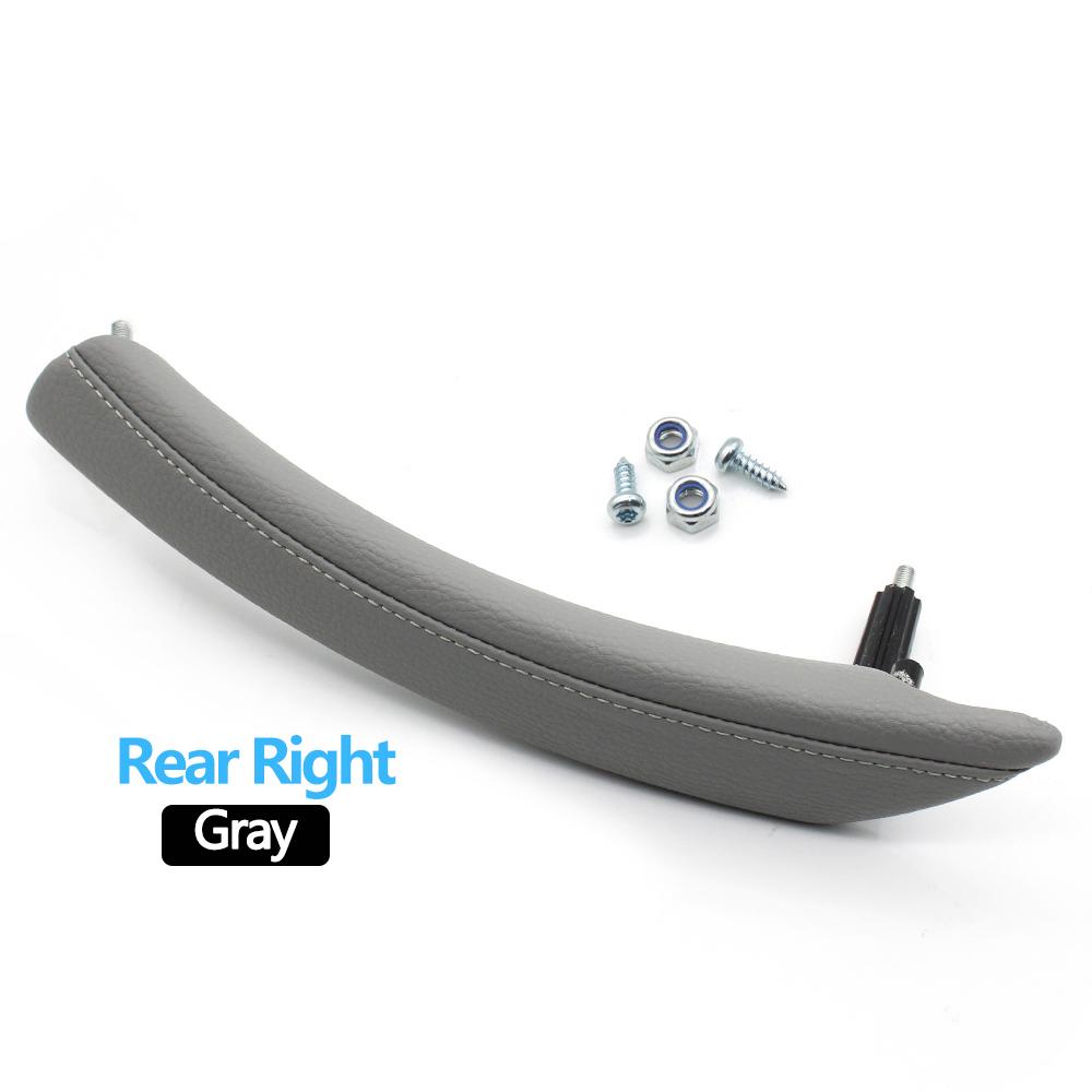 LHD Car Front Rear Left Right Door Handle Armrest Panel Pull Trim Window Switch Cover For BMW 5 Series E60 E61 2006-2010
