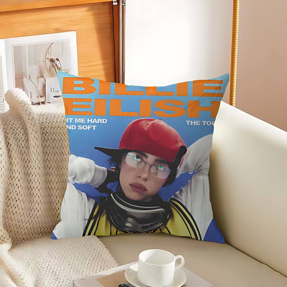 B-BillieS Singer E-EilishS Lucky Dragon pillow cover sofa cushion cover home room decoration children gift