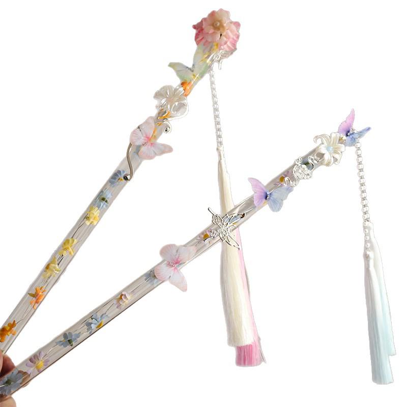 

Светящаяся флейта в древнем стиле, реквизит для ханьфу – Аксессуар для косплея и фестиваля Pink flute