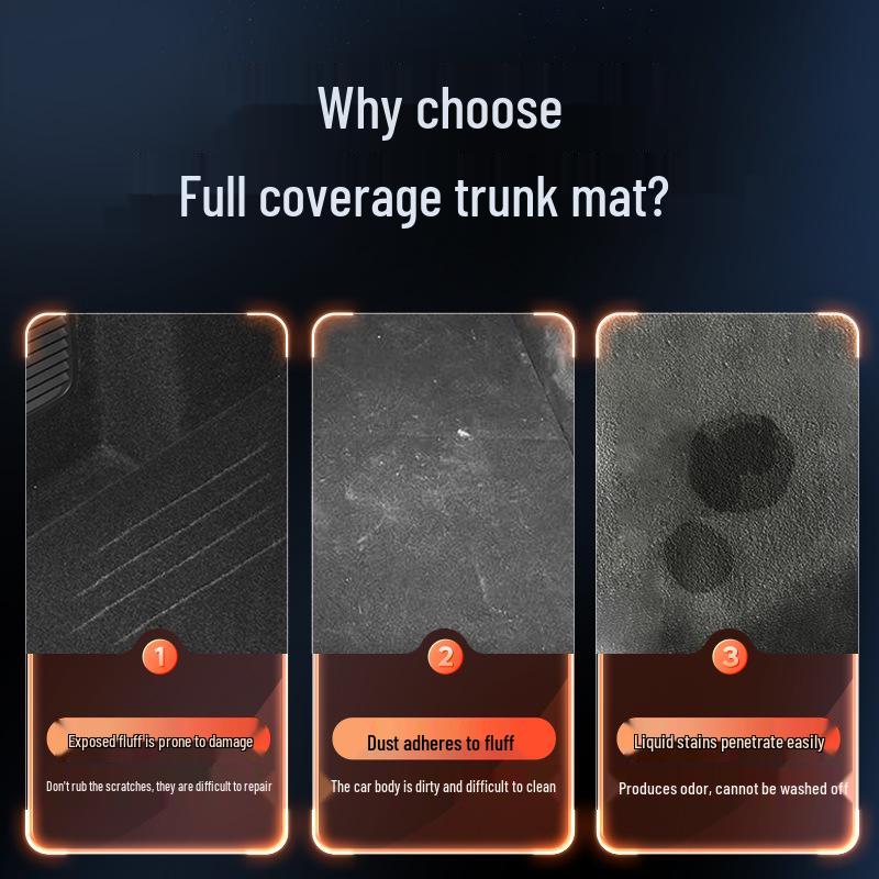 Tapis de coffre Galaxy Starship 7 à couverture intégrale - Ensemble de décoration intérieure EM-i, 25 modèles