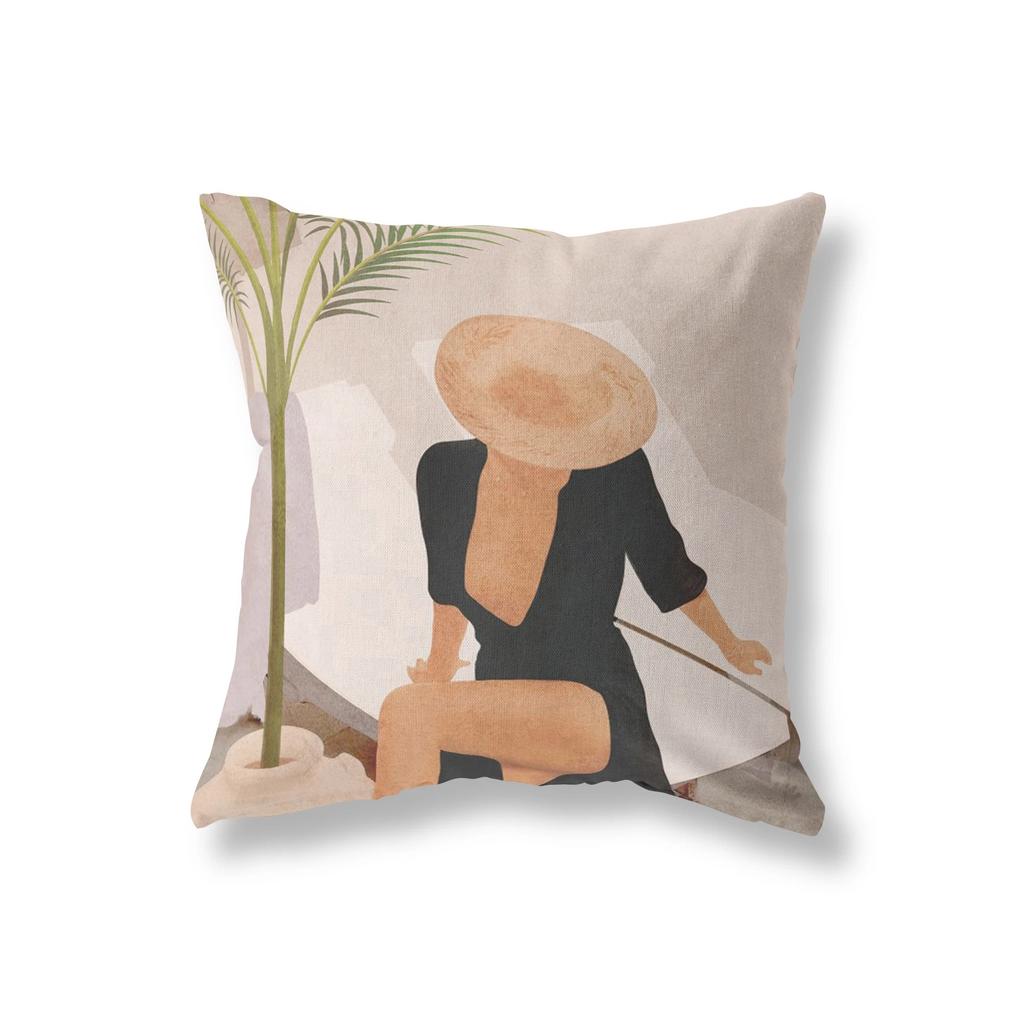 Abstract Art Print Home Decor Cushion Cover Soft Pillowcase Bedroom Car Cushion