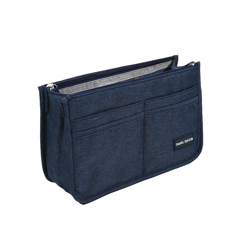 Fashion Travel Tote Bag Shaper Insert with Handles Large Capacity Purse Organizer Liner Bag Multifunctional Cosmetic Bag