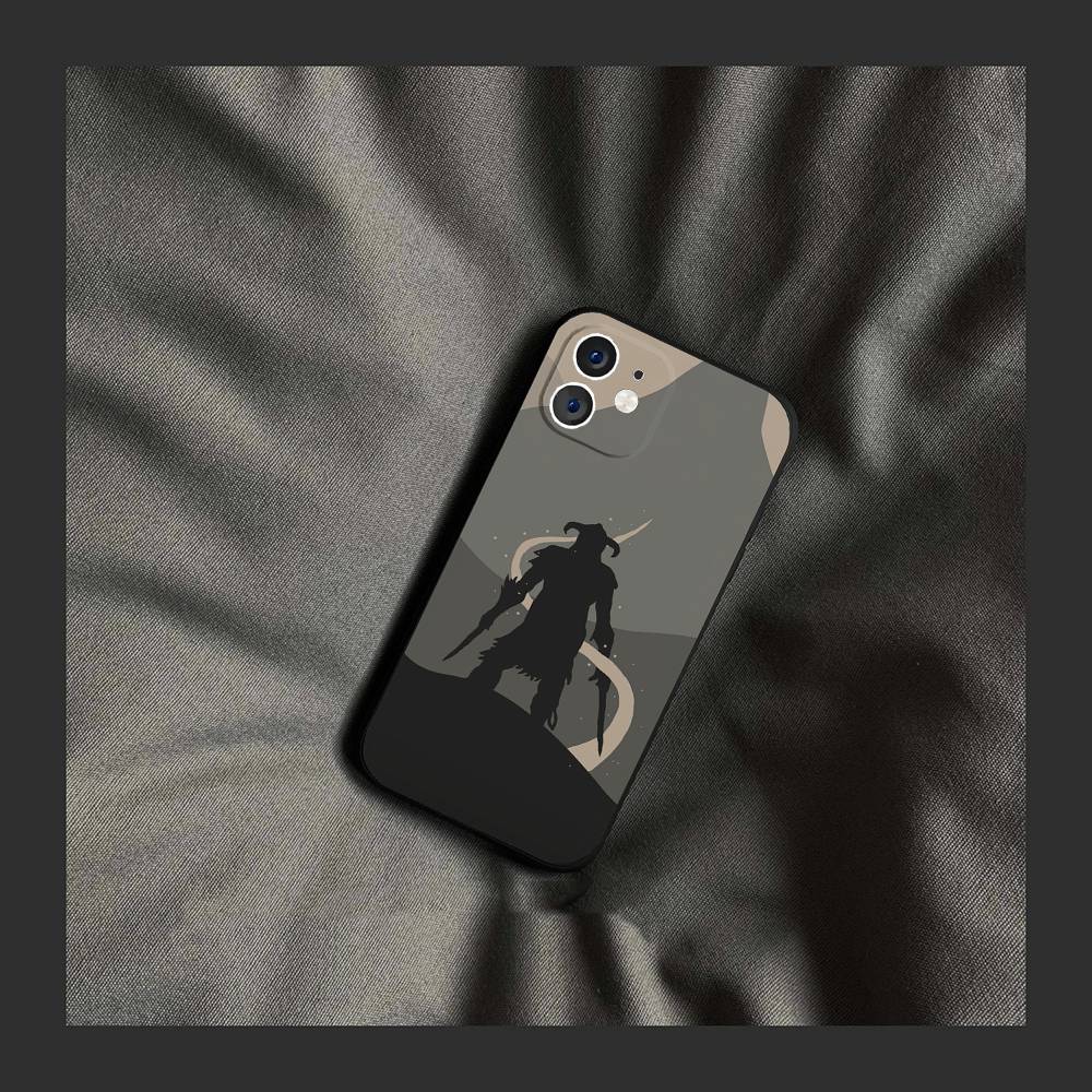 Single Player Game S-Scroll V S-Skyrim Phone Case For IPhone 17 Air 16 15 14 13 Pro Max 11 12 Black Silicone Cover