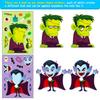 Halloween series face-changing stickers cartoon ghost pumpkin puzzle stickers Halloween stickers face-changing stickers