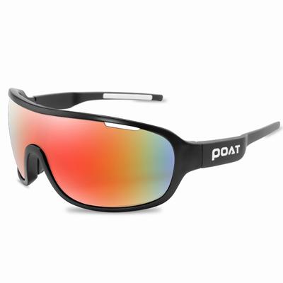 Lunettes de soleil POAT Protection UV 400 Sports d'extérieur Cyclisme Lunettes Élégantes Vélo Vélo Coupe-vent Lunettes VTT