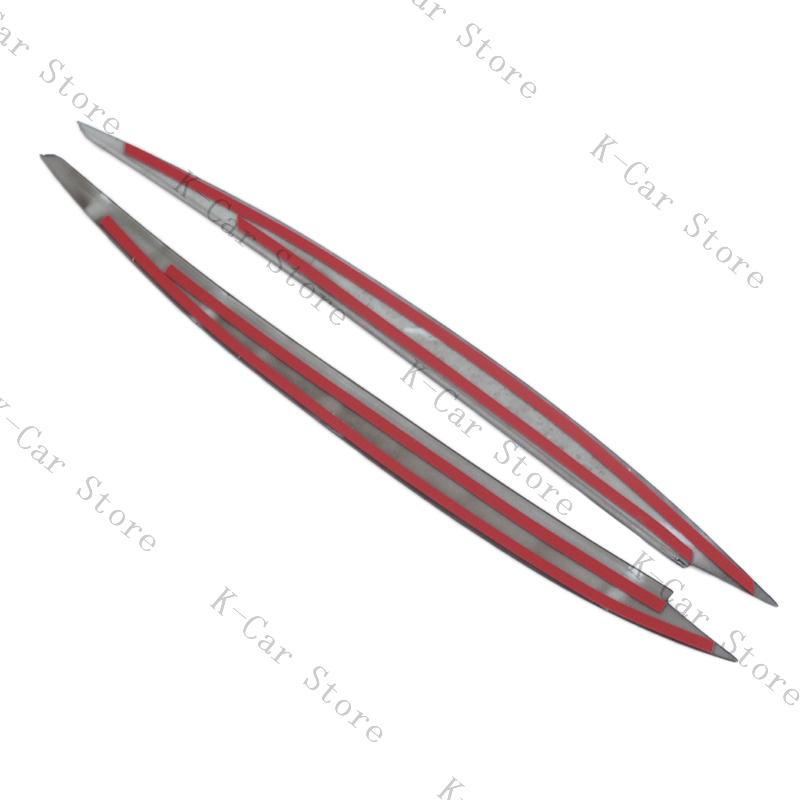 Car Headlight Eyebrow Eyelid Cover Trim ABS Carbon Fiber Eye-catching For VW Golf 7 VII GTI GTD R MK7 2013-2017