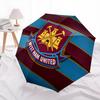 West Ham United FC  pattern, automatic folding umbrella, portable and foldable design, 8 ribs, a Christmas or birthday gift.
