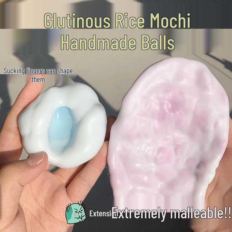 Malleable Ice Skin Mochi Squeeze Toy – Soft, Slow Rebound Decompression Ball