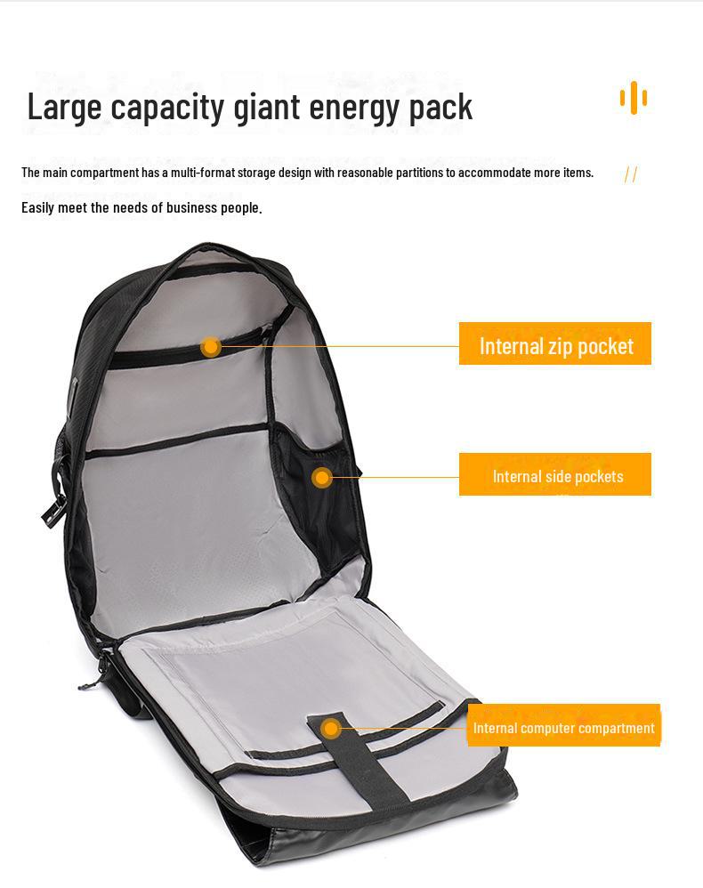 Men’s and Women’s Stylish Waterproof Travel and Business Backpack with Laptop Compartment