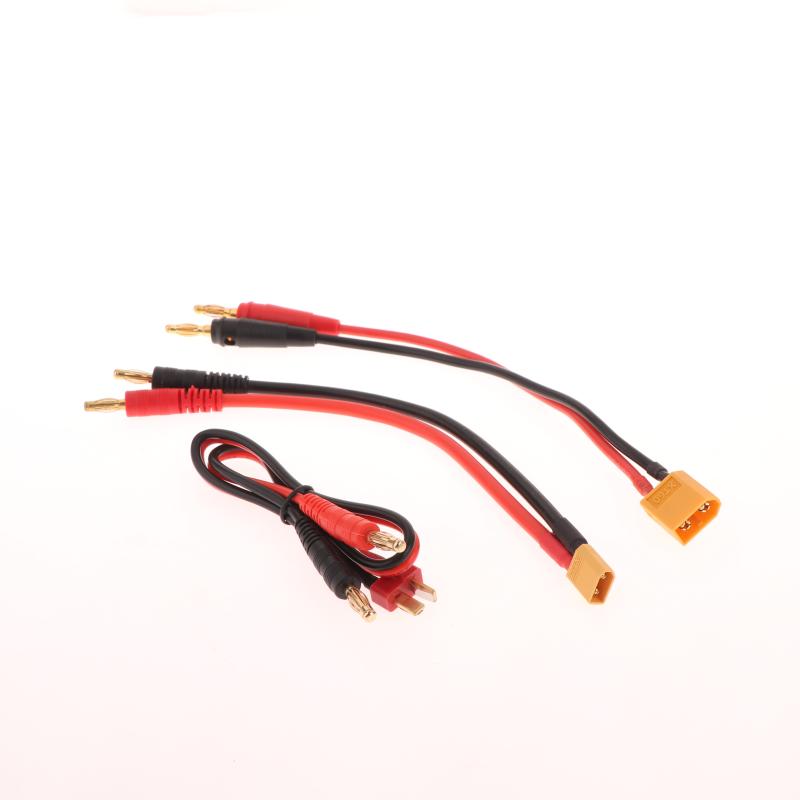1 Piece Silicone Wire 14AWG For Lipo Battery 15/30cm XT30 XT60 XT90 T Plug Charge Lead To 4.0mm Banana Plugs Charge Cable