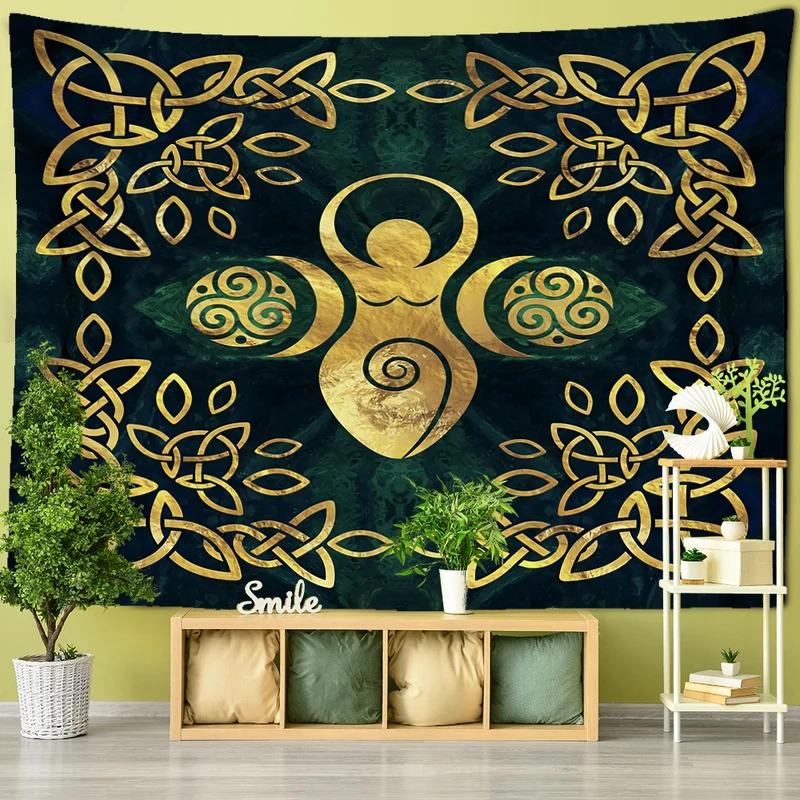 Tree Of Life Tapestry Psychedelic Bohemian Hippie Wall Hanging Backdrop Aesthetic Home Decor for Bedroom Living Room Dorm