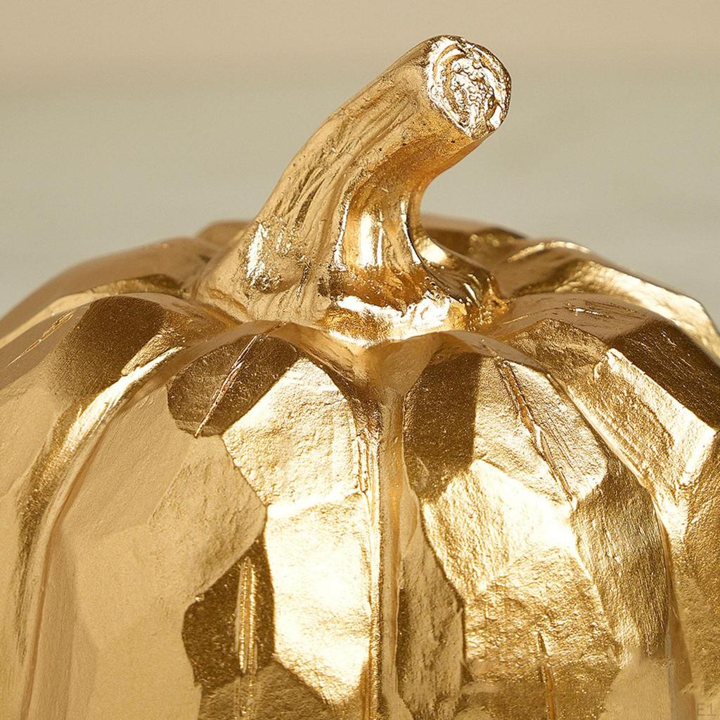 Pumpkin Statue Figurine Collectible Decorative Modern Sculpture Tabletop Ornament for Centerpiece
