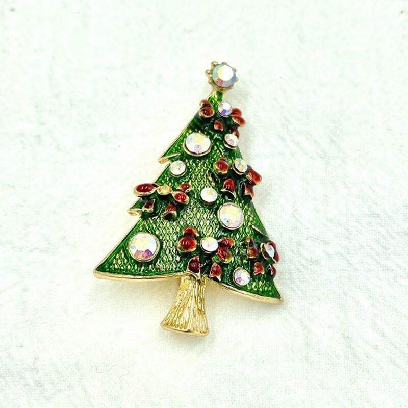 

Christmas Tree Brooch Pin