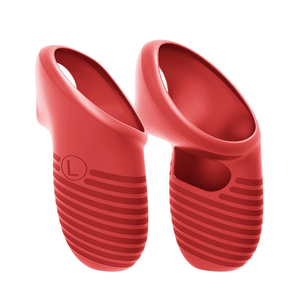 1 Pair Silicone Controller Grips Cover Anti-Fall Joystick Covers Non-Slip with Adjustable Strap for Meta Quest 3 VR Accessories