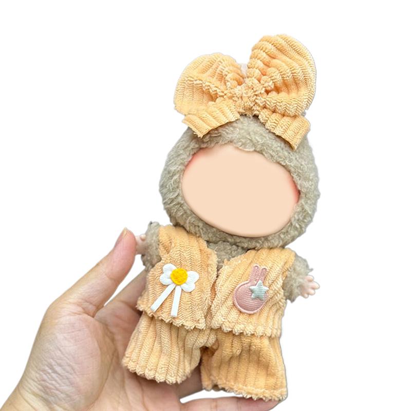 Clothes For Labubu Dolls Accessories, Stylish Kawaii Outfit Set Suitable