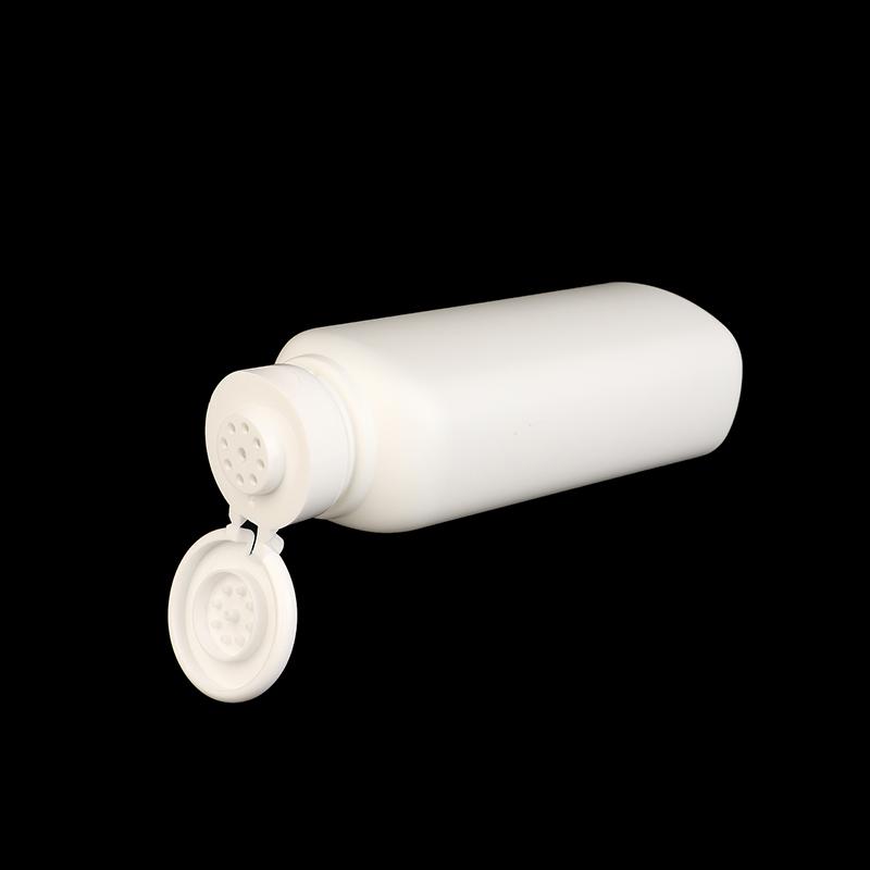 150G Talk Pudrası Şişesi Doldurulabilir Kozmetik Pudra Dağıtıcı PE Plastik Pudra Kabı Boş Kaplar Şişeler