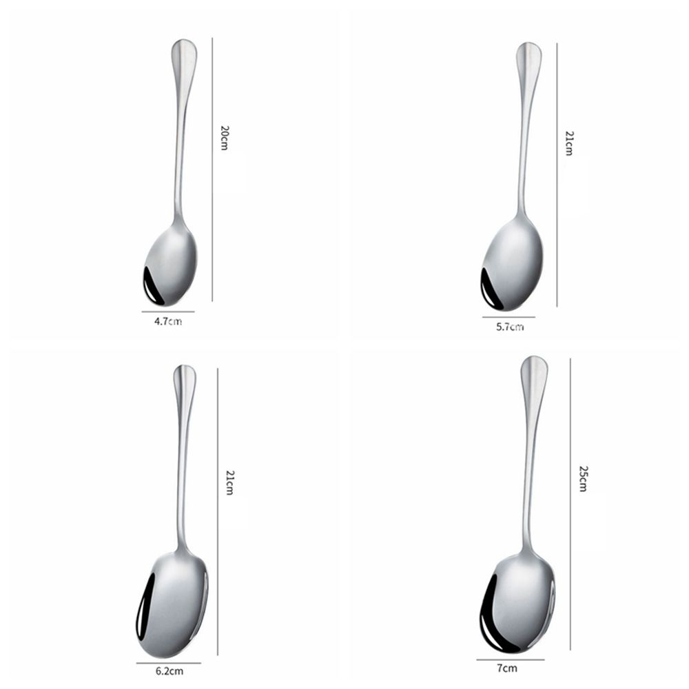 Distributing Rice Kitchen Supplies Public Spoon Tableware Buffet Serving Spoon Soup Spoon