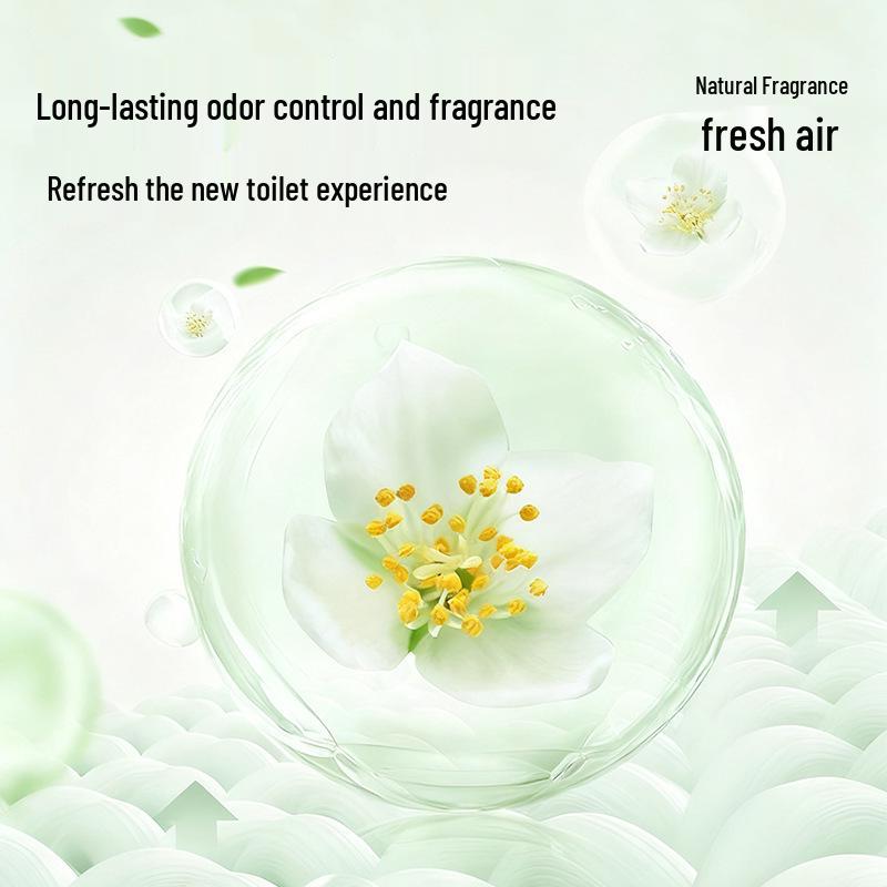 Travel Portable Antibacterial Toilet Cleaner - Anti-Splash, Deodorizing Granules with Independent Packaging
