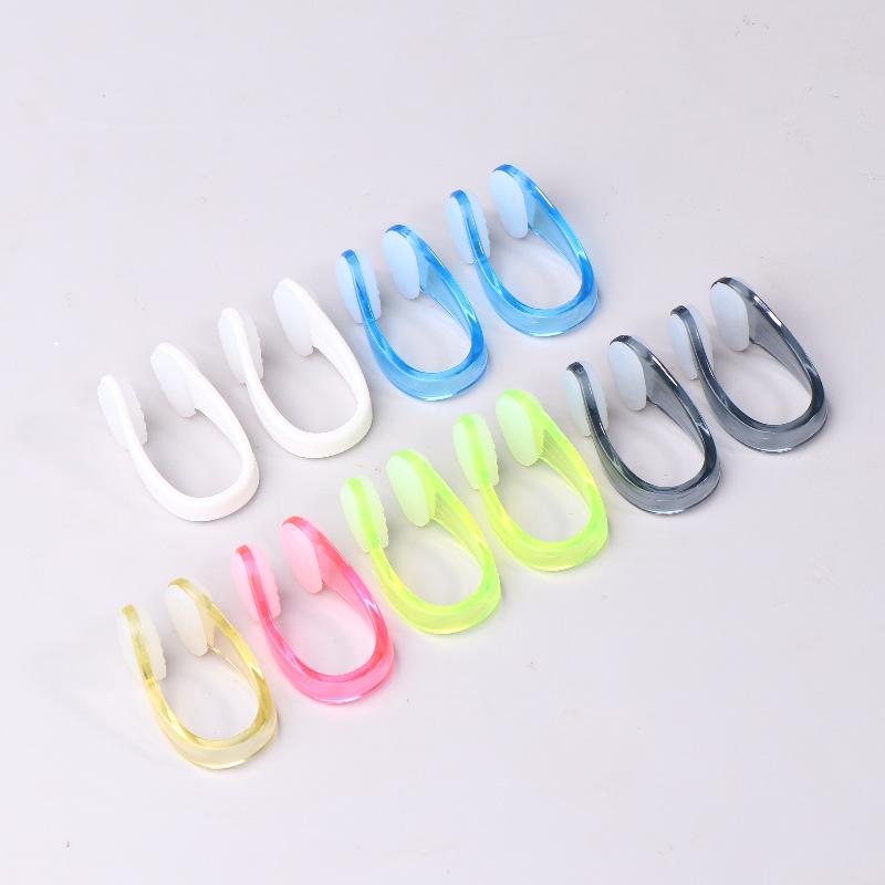 10pcs Swimming Nose Clip Professional Waterproof And Anti Slip Diving Nose Plug Nose Protection Swimming Diving Accessories