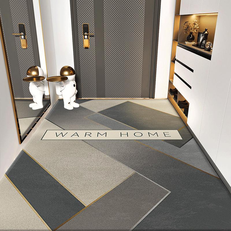Verdickte Bodenmatte Badezimmerbodenmatte Badezimmerbodenmatte Eingangstürmatte Schlafzimmerteppichmatte