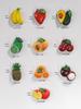 1 Set of Fruit-Themed Resin Ornaments (10 Pieces), Realistic and Cute Design, Perfect for Home Decor, , Kitchen Decoration