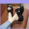 Summer Platform Flip Flops For Women With Nonslip Rubber Sole Comfortable Casual Sandals