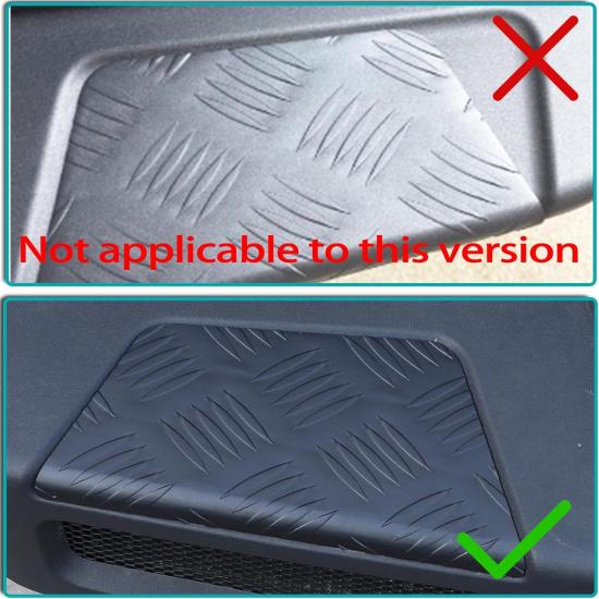Car Alloy Black Front Bumper Protection Pedal Corner Cover Compatible with Ineos Grenadier 2020-2026 Front Bumper Guards Pads End Caps Cover