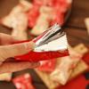100Pcs Chinese New Year Aluminum Foil Disposable Toffee Packaging Bags Baked Handmade Nougat Candy Machine Sealed