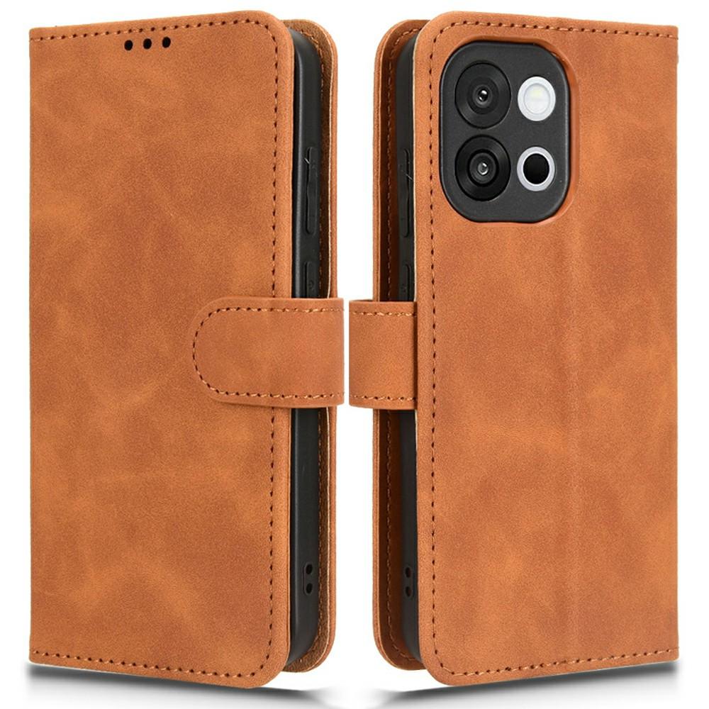 For OnePlus 13T 5G Leather Case Skin Feel Anti Drop Wallet Flip Phone Cover