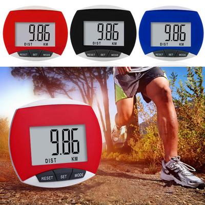 Gehdistanz Schrittzähler Digitales LCD-Display Laufdistanzmonitor Multifunktions-Schrittzähler für Männer Frauen Kinder Erwachsene