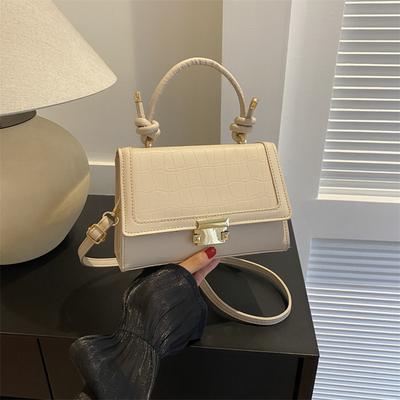 Herbst neue Tasche Damenmode schlichte kleine quadratische Tasche lässiger Trend Umhängetasche Retro personalisierte Schultertasche