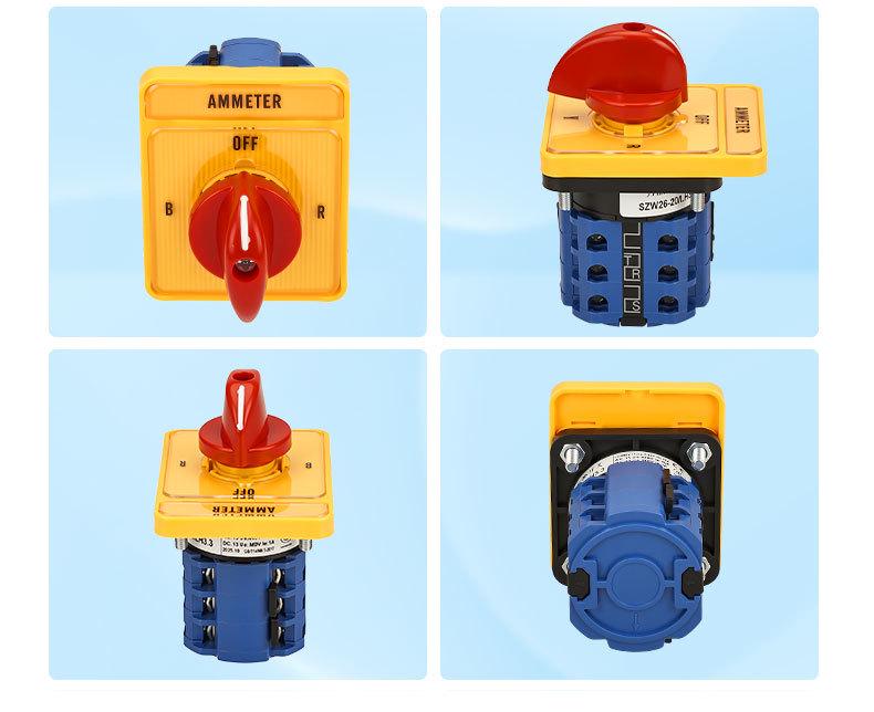Zhuochao Three-Speed, Three-Position SZW26-20/LH3.3HS Current Conversion Switch