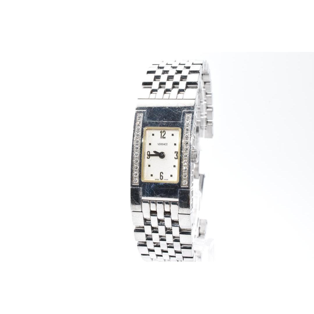 Used [Battery replaced] Versace VERSACE ASQ99 Silver Watch