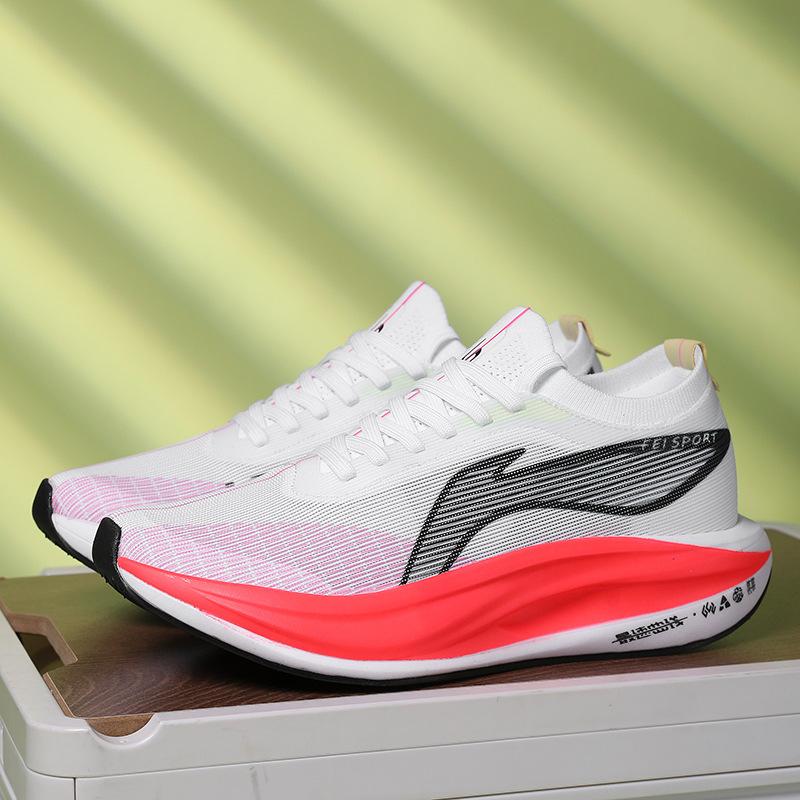 

Кроссовки для бега Feidian 5E для мужчин и женщин 2025 новинка тренировочные для физкультуры на вступительных экзаменах в старшую школу гоночные карбоновая пластина Ли Ю беговые с 34