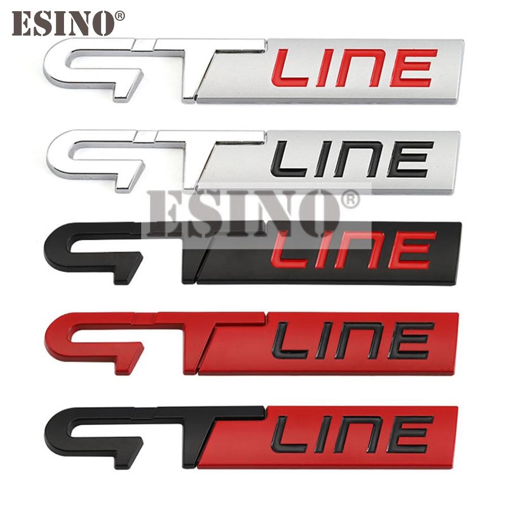 JWRQ5 Car Styling 3D Metal Chrome Zinc Alloy Emblem Badge for Renault GT Line Clio Captur Megane Kadjar Arkana Koleos Sandero Safrane
