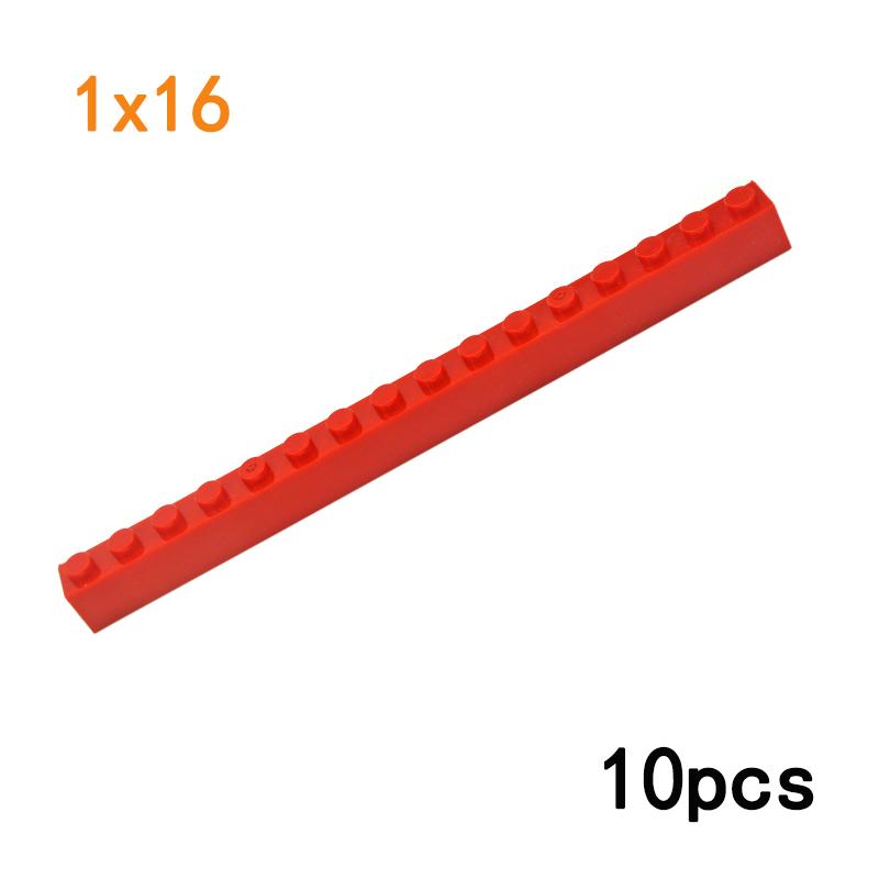 

Non-Toxic 10Pcs Building Blocks 1X16 Dots 2465 Thick Figures Bricks Educational Creative Size Plastic Diy Accessories Compatible All Brand