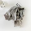 Retro Spicy Pu Leather Headscarf Hat Women Summer Y2K Square Scarf Hip-Hop Kerchief Korean Series Versatile Headband Hair Scarf