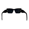 Prada Logo Print Square Sunglasses Women sunglasses Black 0PR08YSF1AB5S051