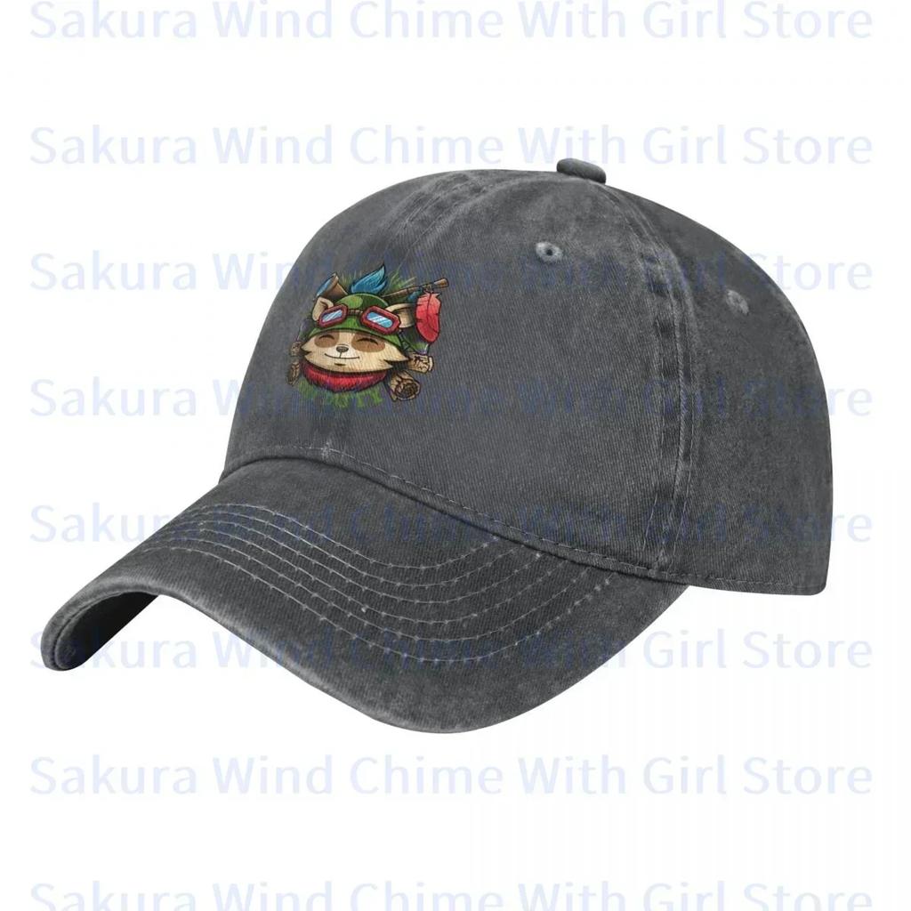 Fashion Teemo Baseball Cap for Unisex cotton Hats Adjustable Hat Casual Truck driver Hat
