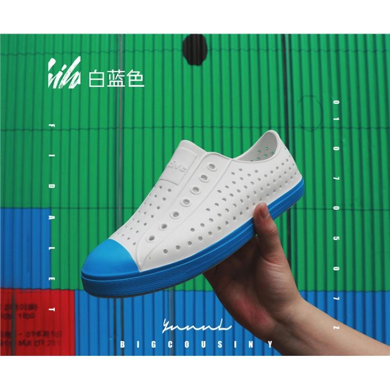 Hole Shoes Men's Bag Head Sandals Wading Beach Hollow Shoes Summer Breathable Non-slip Korean Version