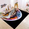 Moderner Abstrakter Mond Teppich Schlafzimmer Wohnzimmer Dekoration Kleiderschrank Schuhschrank Bodenmatte Lounge Balkon Kissen Geburtstagsgeschenk