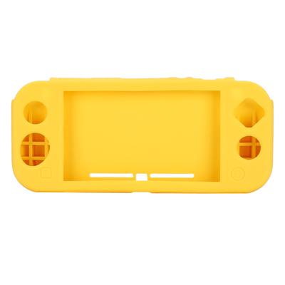 Silicone Game Console Protective Case Cover with Grip Anti Slip Accessories for Switch Lite(Yellow )