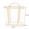 Nylon Mesh Laundry Basket with Handle Breathable Folding Portable Dirty Clothes Organizer Bags Large Capacity Toys Storage Bag