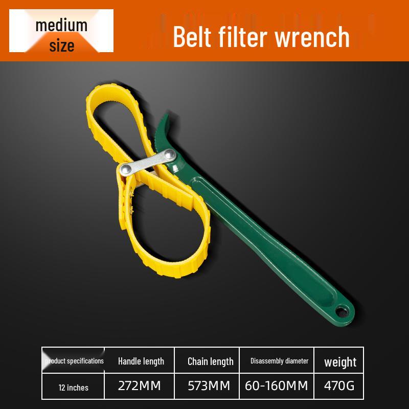 Regulowany antypoślizgowy klucz do filtrów oleju z trzema szczękami do wkładów oczyszczaczy wody