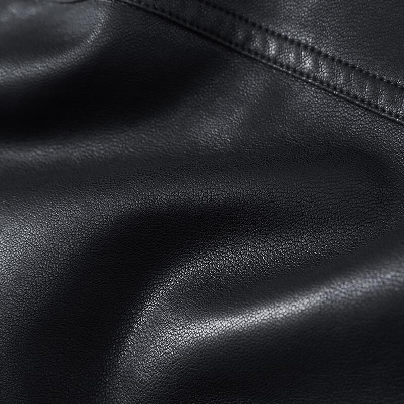 Women's Retro PU Leather Stand Collar Biker Jacket