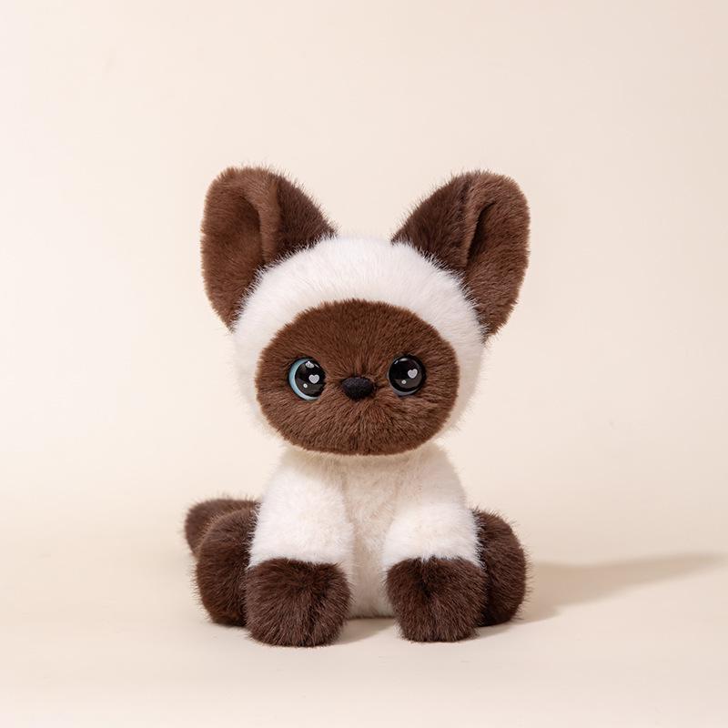 

Мяу-ит Сестра Калико Сиамская кошка Плюшевая игрушка - Мягкая игрушка Подушка для сна, Идеальный подарок на день рождения 24cm Sitting Height (0.2KG)