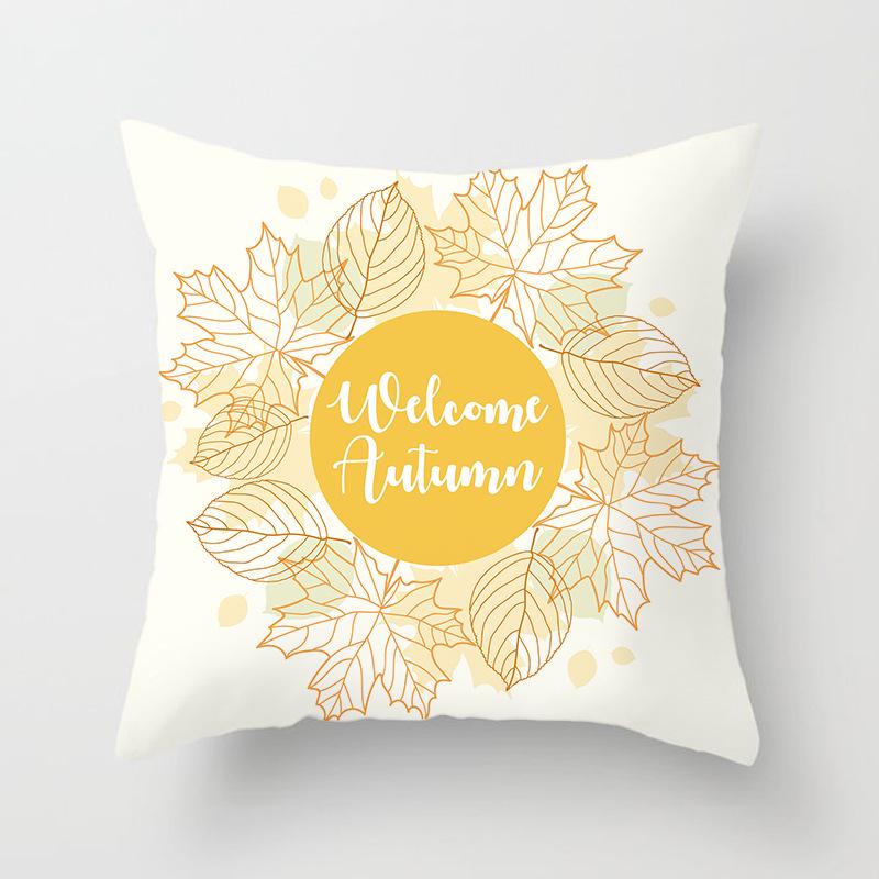 Ins Home Cartoon Plant Digital Printing Car Pillow Cushion