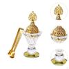 Glass Incense Burner Set Arabian Holder Collection Holiday Gift with Clip Home Decor