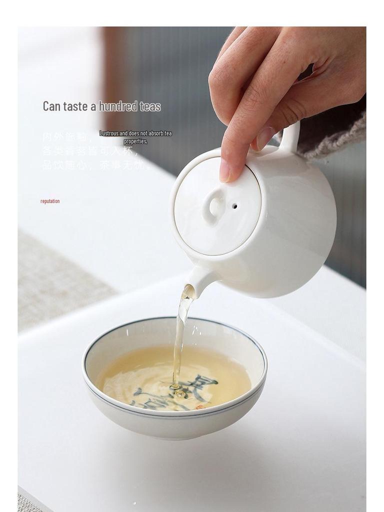 Hand-Painted Ceramic Tea Cup for Attracting Wealth and Blessings - Master Cup, Personal Single Cup Gift for Tea Tasting