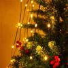 USB LED Copper Wire Christmas Fairy Lights - Holiday Tree Decoration